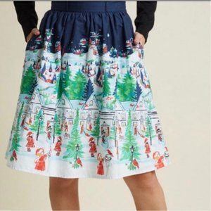 ModCloth winter wonderland Christmas skirt